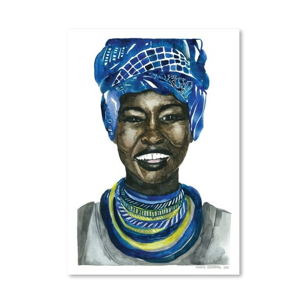 Plakát African Pride III, 30x42 cm