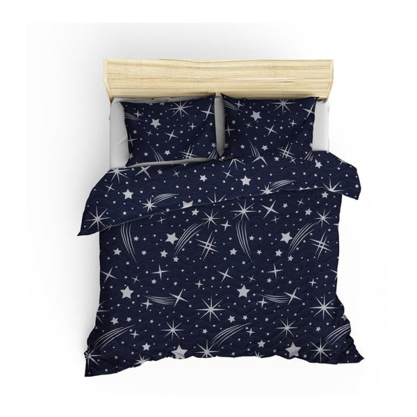Sinine voodikatte ja padjakatete komplekt 200x220 cm Halley – Mijolnir