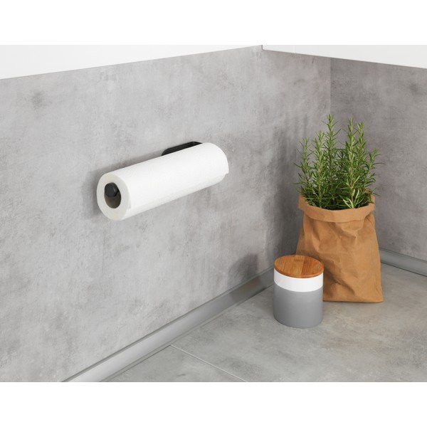 Must majapidamispaberi hoidja isekleepuv Nio – Wenko-image-1