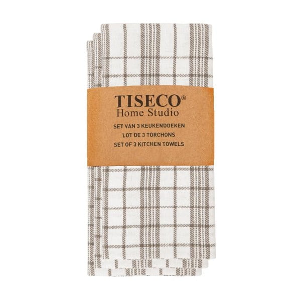 Puuvillased rätikud 3 tk 70x50 cm komplektis - Tiseco Home Studio