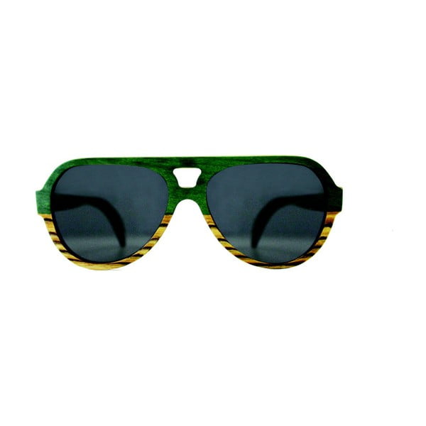 Dřevěné brýle Andwe Green Bomb