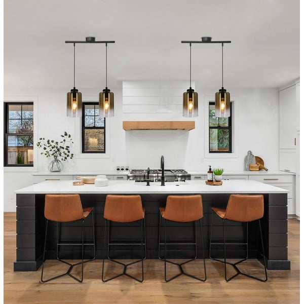 Must rippvalgusti klaasist varjuga ø 10 cm Aspra - Candellux Lighting-image-1