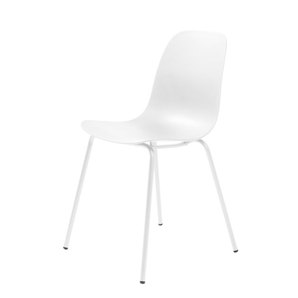 Bílá plastová jídelní židle Whitby - Unique Furniture