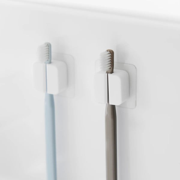 Valge silikoon multifunktsionaalsed hoidikud komplektis  2 tk Film Hook – YAMAZAKI-image-2