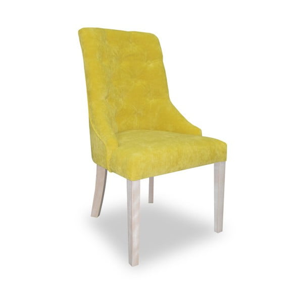 Žlutá jídelní židle Massive Home Marta