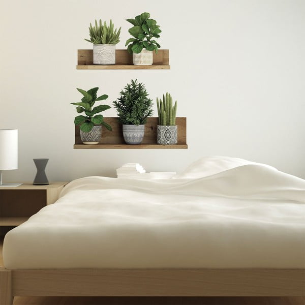 Seinakleebis 60x35 cm 3D effect Green Plants - Ambiance-image-1