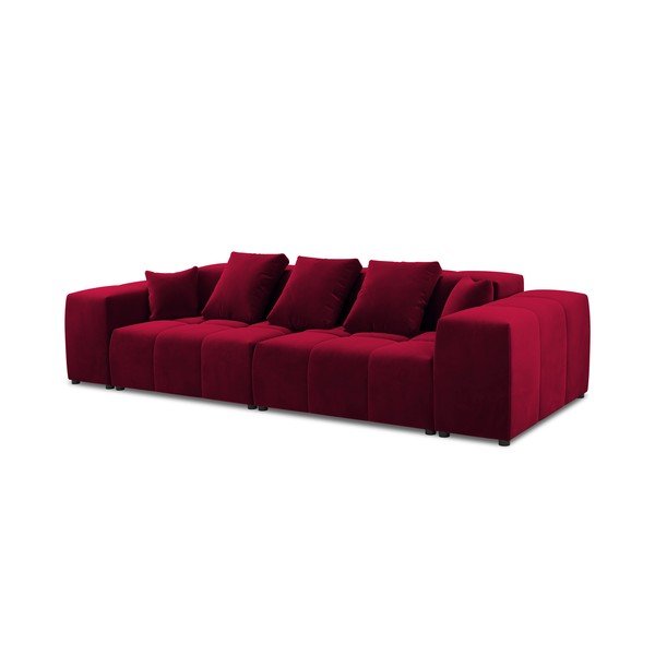 Punane sametne diivan 320 cm Rome Velvet - Cosmopolitan Design-image-2