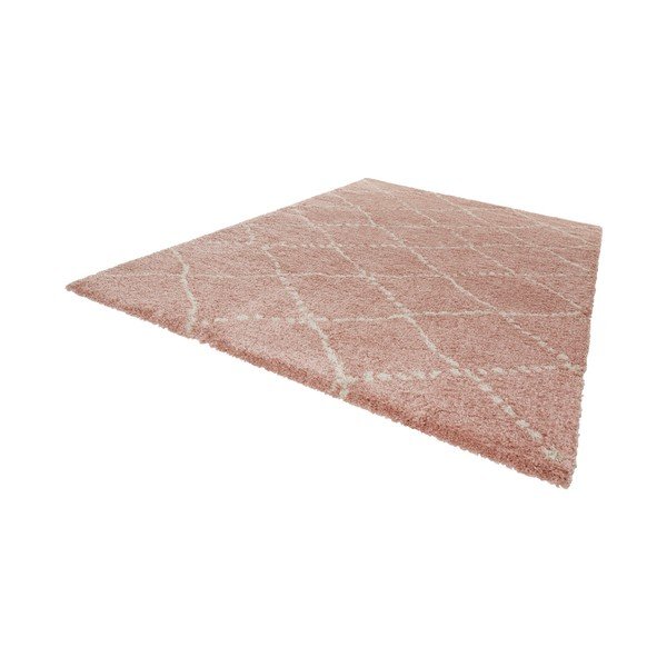 Růžový koberec Mint Rugs Allure Ronno Rose Creme, 120 x 170 cm-image-3