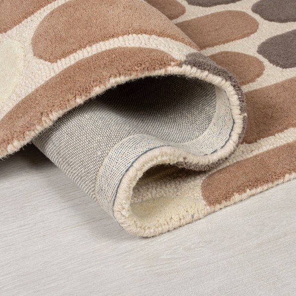 Pruun/beež villane vaip 200x290 cm Fossil - Flair Rugs-image-1