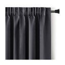 Antratsiitne pimendav termokardin 140x270 cm Pleat - Restilo