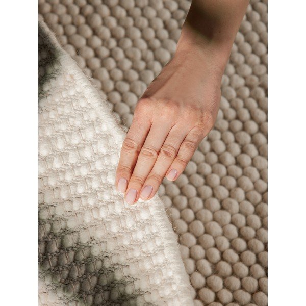 Beež käsitsi kootud villane ümmargune vaip ø 200 cm Richmond Diana - Ted Baker-image-4