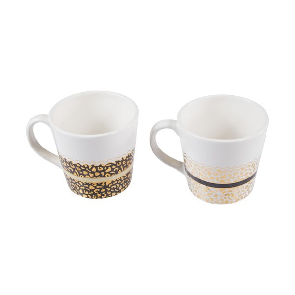 Valge-kuldsed kivikeraamikast kruusid 2tk, 300 ml London - Premier Housewares-image-3