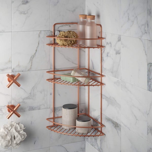 Vannitoa nurgariiul kolme korrusega Copper - Metaltex-image-2