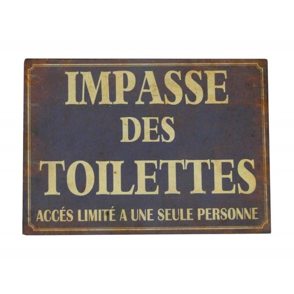 Silt 21x15 cm Impasse Des Toilettes – Antic Line