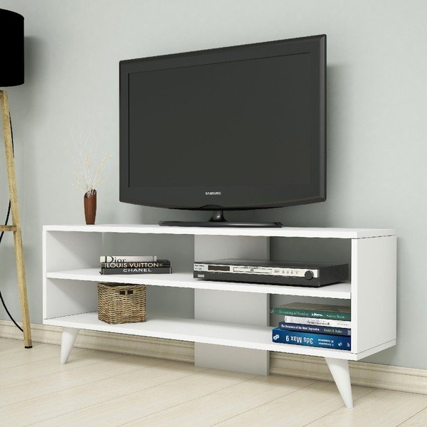 Bílý TV stolek One-image-1