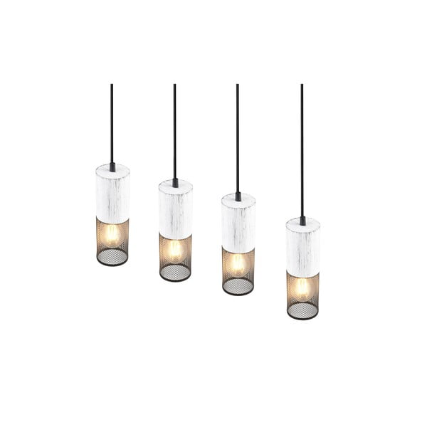 Must-valge rippvalgusti Tosh - Trio-image-1