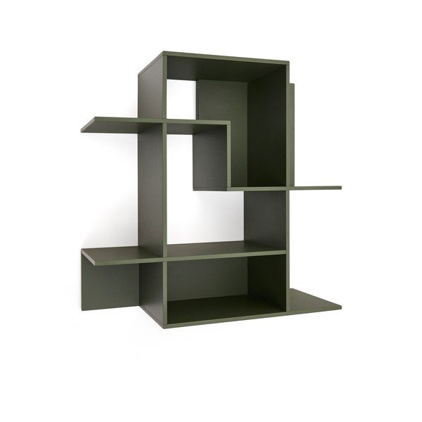 Roheline modulaarne riiulisüsteem 80x80x25 cm Ina - Kave Home