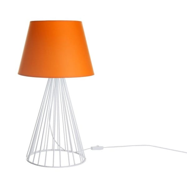 Stolní lampa Wiry Orange/White