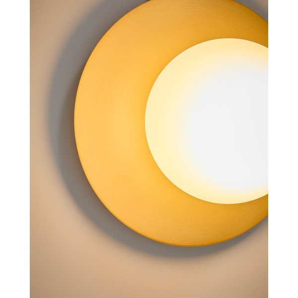 Valge/kuldne seinalamp ø 25 cm Brisia - Kave Home-image-2