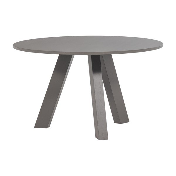 Ümmargune tammepuust söögilaud ø 129 cm Rhonda - WOOOD-image-2