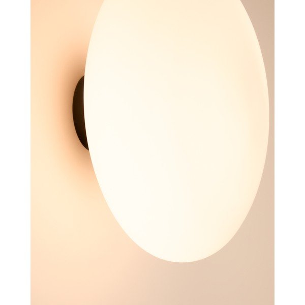 Valge/hõbedane seinalamp ø 26 cm Bamila - Kave Home-image-4