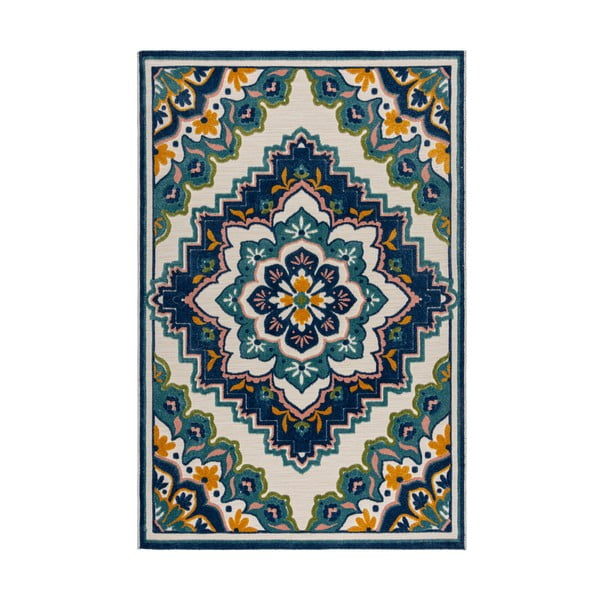 Sinine õuevaip 200x290 cm Beach Floral - Flair Rugs