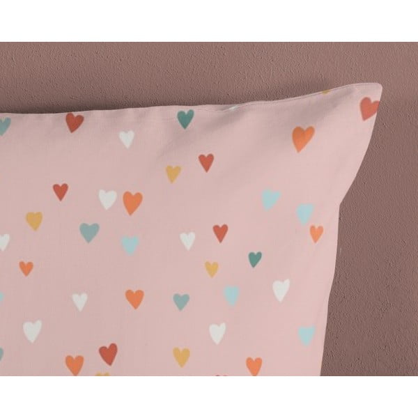 Roosa-beež puuvillane laste voodipesu võrevoodile 100x135 cm Louie - Good Morning-image-3