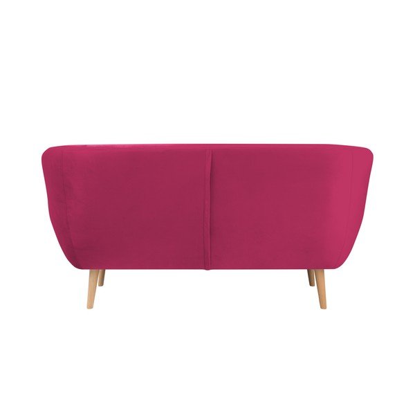 Růžová dvoumístná pohovka Mazzini Sofas Amelie-image-3