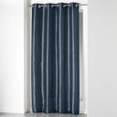 Tumesinine mikrosatiinist kardin 140x240 cm Shana - douceur d'intérieur