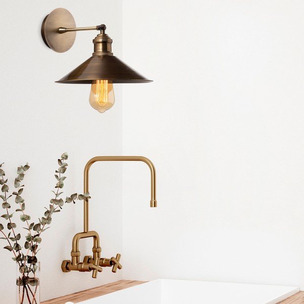 Pronksivärvi seinavalgusti ø 24 cm Sivani - Opviq lights-image-2