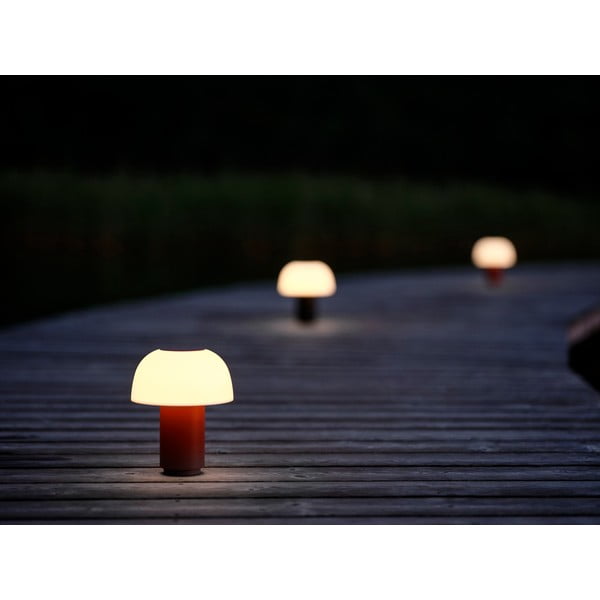 Oranž alumiiniumist dimmerdatav LED laualamp (kõrgus 22 cm) Harvest - Zone-image-1