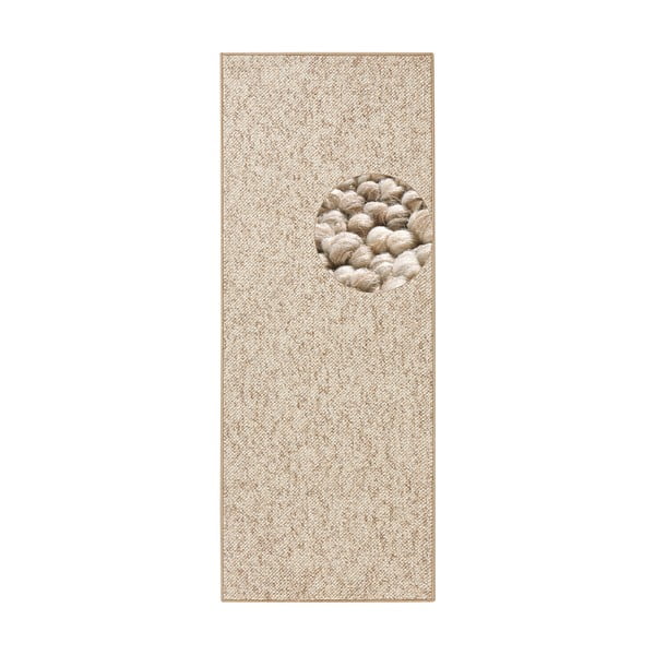 Helepruun koridorivaip 80x300 cm Wolly – BT Carpet