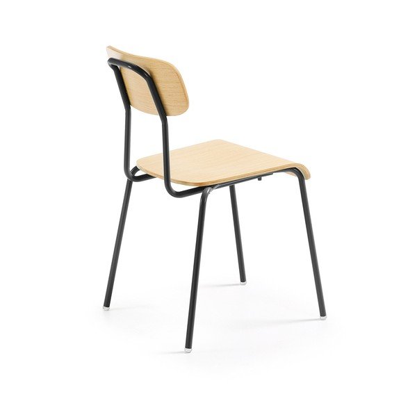Sada 4 židlí s černou konstrukcí La Forma Klee-image-3