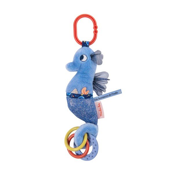 Rippuv mänguasi lapsele Sea Horse - Moulin Roty-image-3