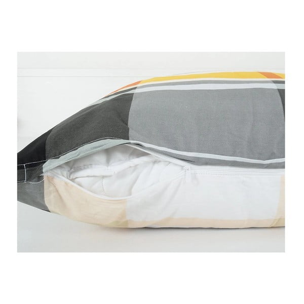 Oranž krepp voodipesu üheinimesevoodile 140x200 cm Orabge Kube - B.E.S.-image-2