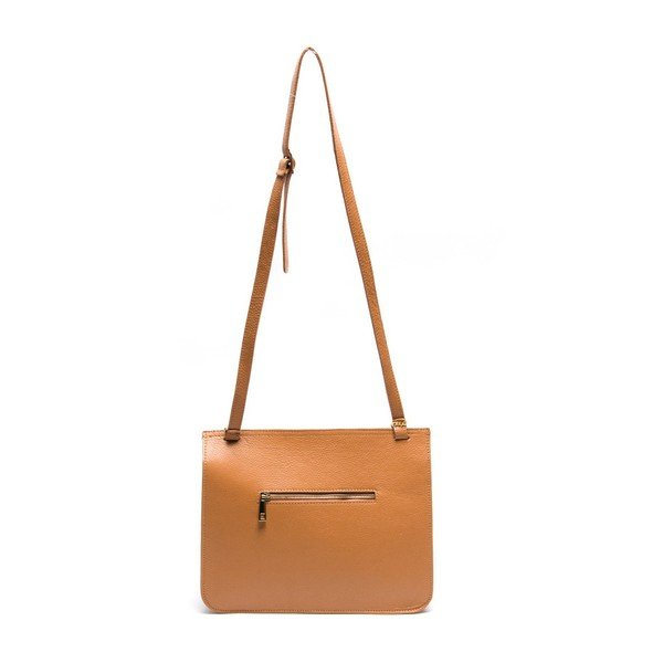 Kožená kabelka Isabella Rhea 1154 Cognac-image-1
