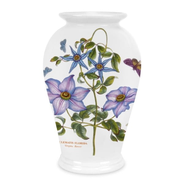 Kameninová váza s květinami Portmeirion, výška 20 cm