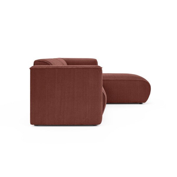 Terrakottapunane velvetist nurgadiivan (parem nurk) Merid - Ropez-image-3