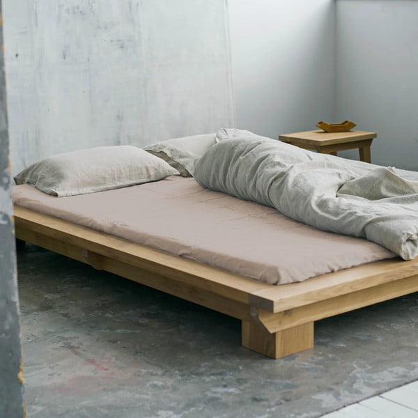 Pruun linane lina 200x200 cm - Linen Tales-image-1