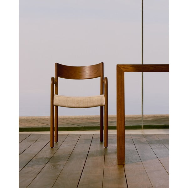 Pruun-beež söögitool Falconera - Kave Home-image-1