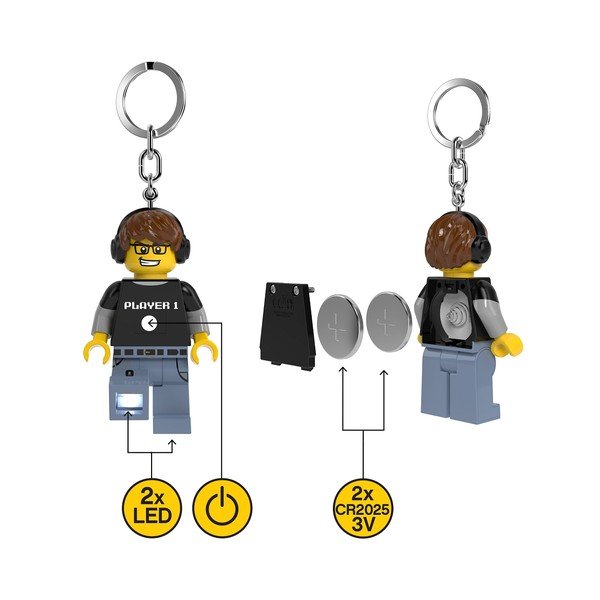 Taskulambiga võtmehoidja Player - LEGO®-image-3