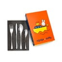 Roostevabast terasest laste söögiriistad hõbedased 4 tk Miffy - Zilverstad