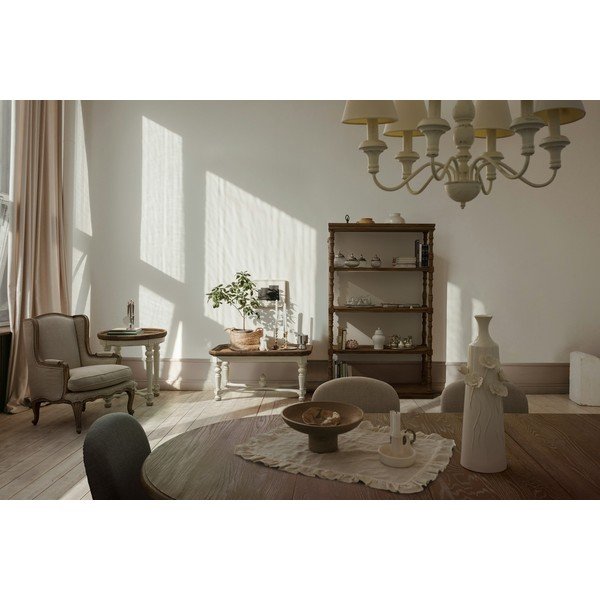 Beež linane tugitool Catherine – Bizzotto-image-1