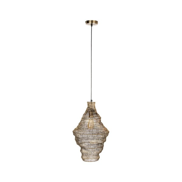 Kuldset värvi ripplamp metallist varju 36x36 cm Luca - Dutchbone