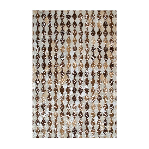 Koberec z pravé kůže Sao Paulo Sparkle, 140x200 cm
