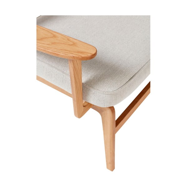 Tammepuust struktuuriga hall tugitool Haze - Hübsch-image-2