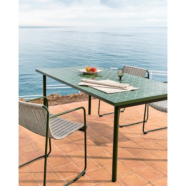 Terasest aia söögilaud 91x182 cm Maurina - Kave Home-image-3