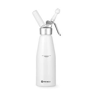 Valge alumiiniumist vahukoorepudel , 1 l Kitchen Line - Hendi
