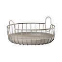 Traadiga metallist korv ø 38x18 cm Inu - Zone