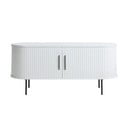 Valge telerilaud 120x56x40 cm Nola - Unique Furniture